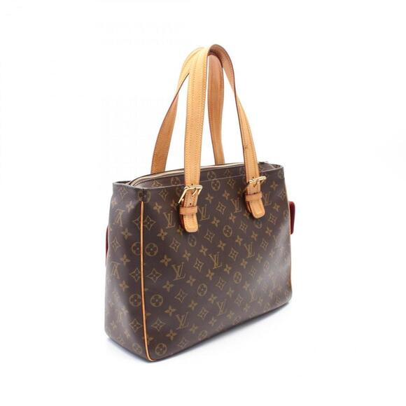 LOUIS VUITTON Authentic Brown Monogram Leather Bag - Picture 2 of 9